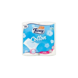 Foxy Cotton Papier toaletowy 4 rolki